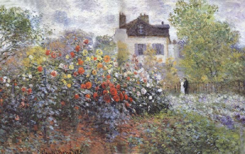 Claude Monet The Artist-s Garden in Argenteuil